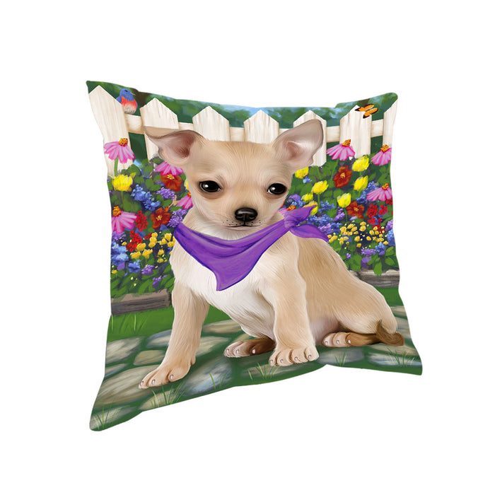 Spring Floral Chihuahua Dog Pillow PIL55268