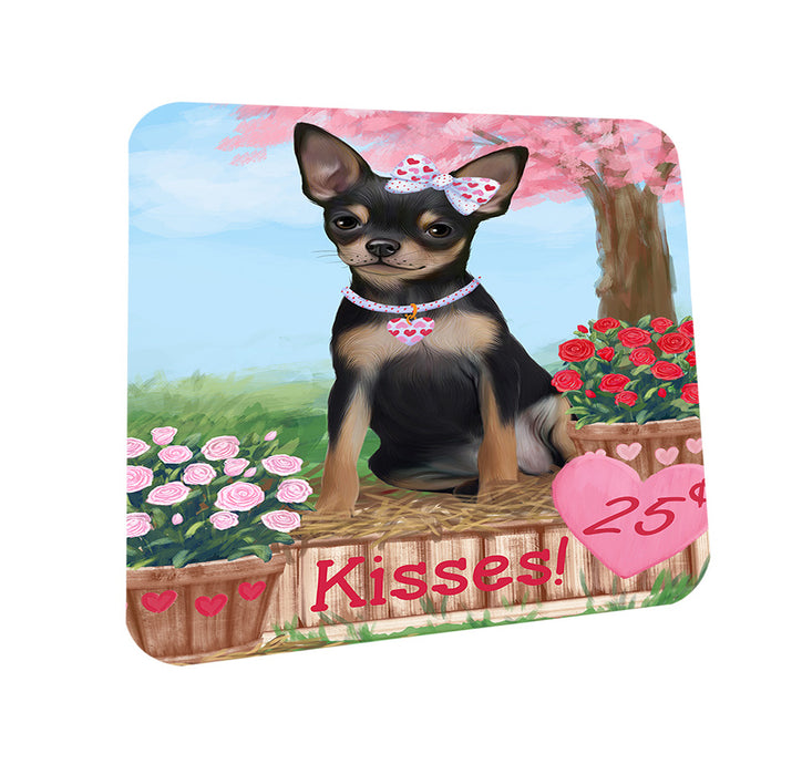 Rosie 25 Cent Kisses Chihuahua Dog Coasters Set of 4 CST56396