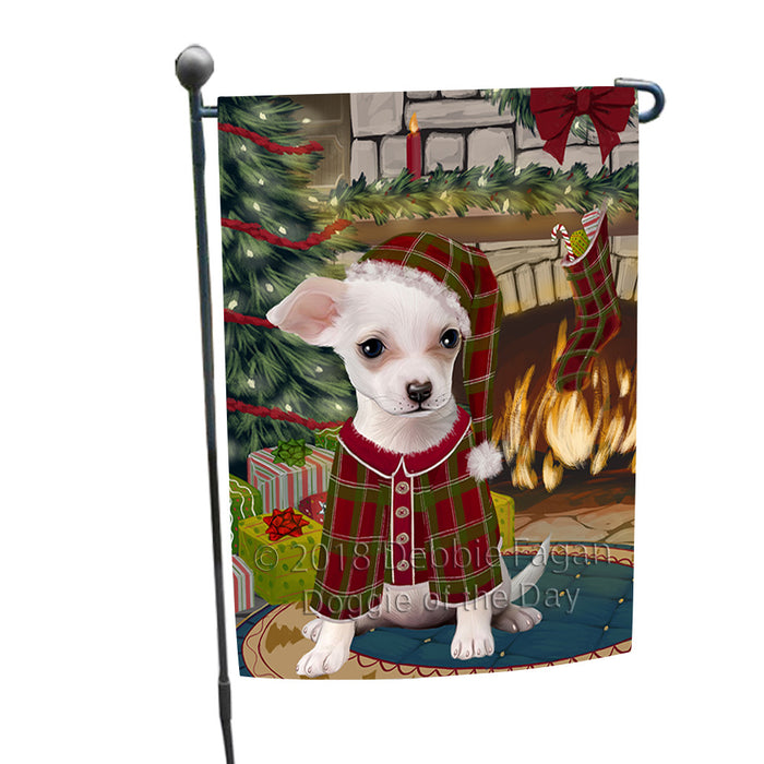 The Stocking was Hung Chihuahua Dog Garden Flag GFLG55565
