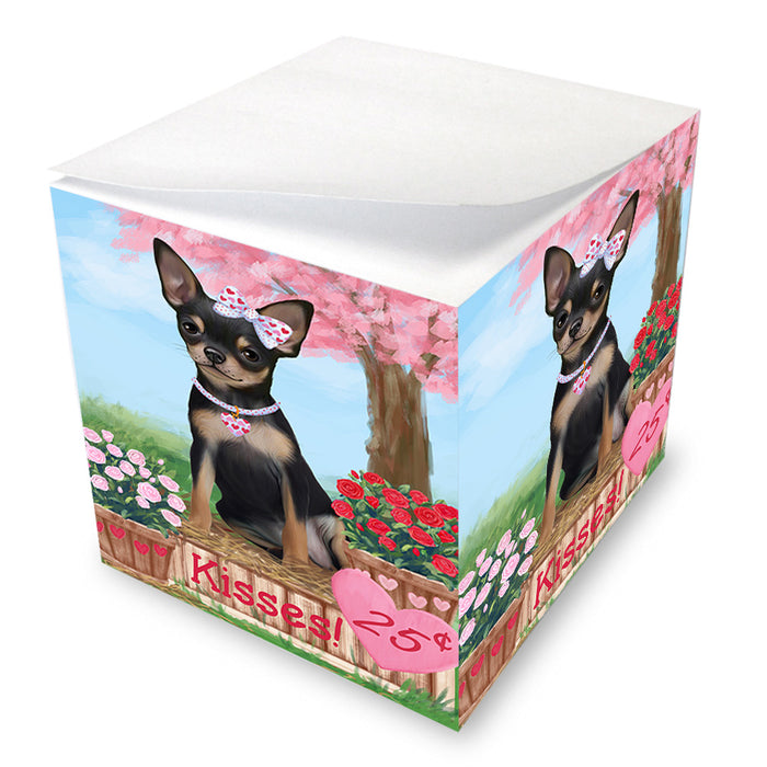 Rosie 25 Cent Kisses Chihuahua Dog Note Cube NOC54510