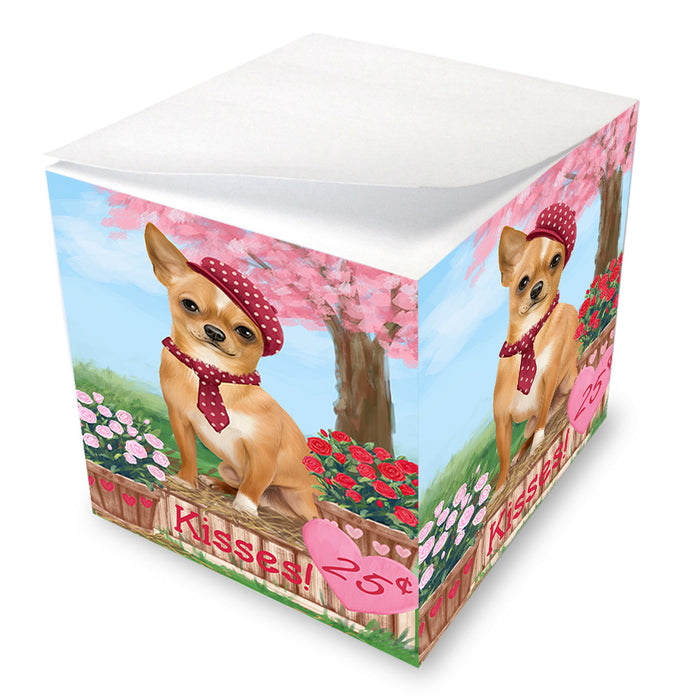 Rosie 25 Cent Kisses Chihuahua Dog Note Cube NOC54511
