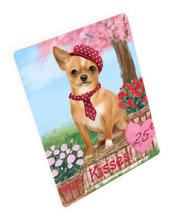 Rosie 25 Cent Kisses Chihuahua Dog Magnet MAG74456 (Small 5.5" x 4.25")