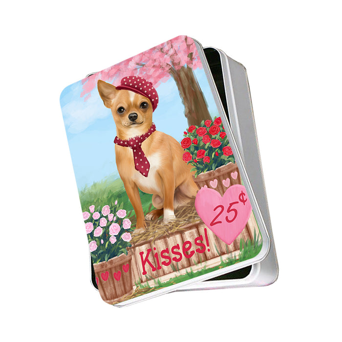 Rosie 25 Cent Kisses Chihuahua Dog Photo Storage Tin PITN56382