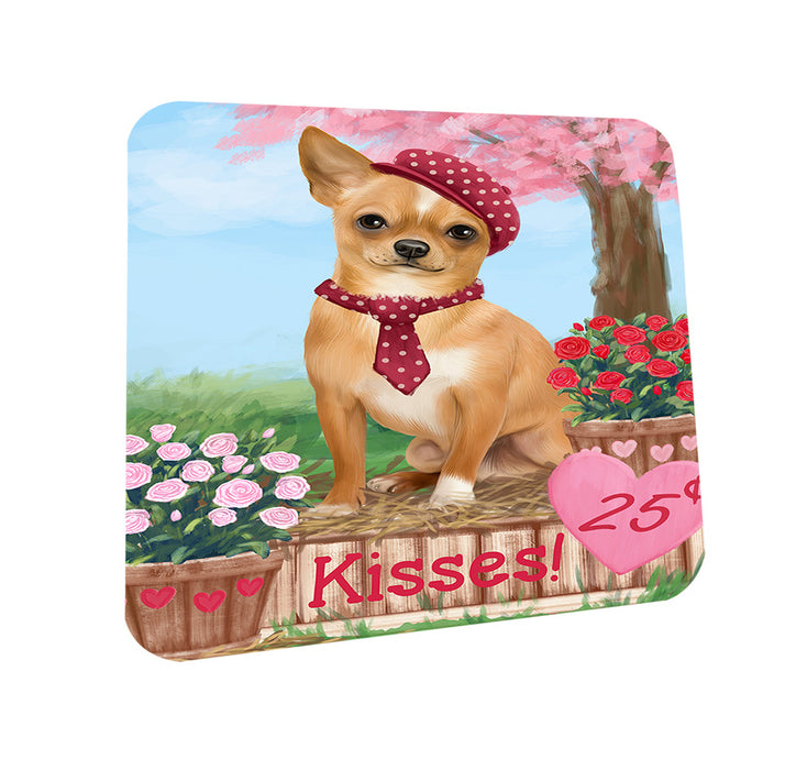 Rosie 25 Cent Kisses Chihuahua Dog Coasters Set of 4 CST56397
