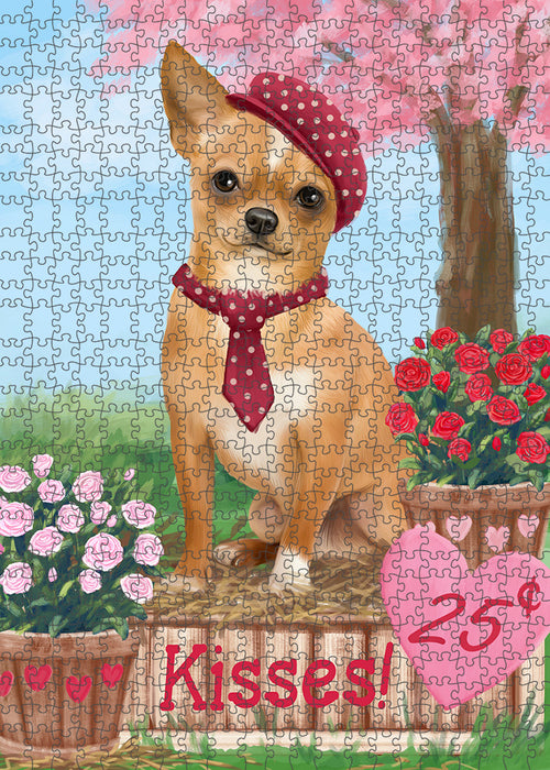 Rosie 25 Cent Kisses Chihuahua Dog Puzzle with Photo Tin PUZL93956