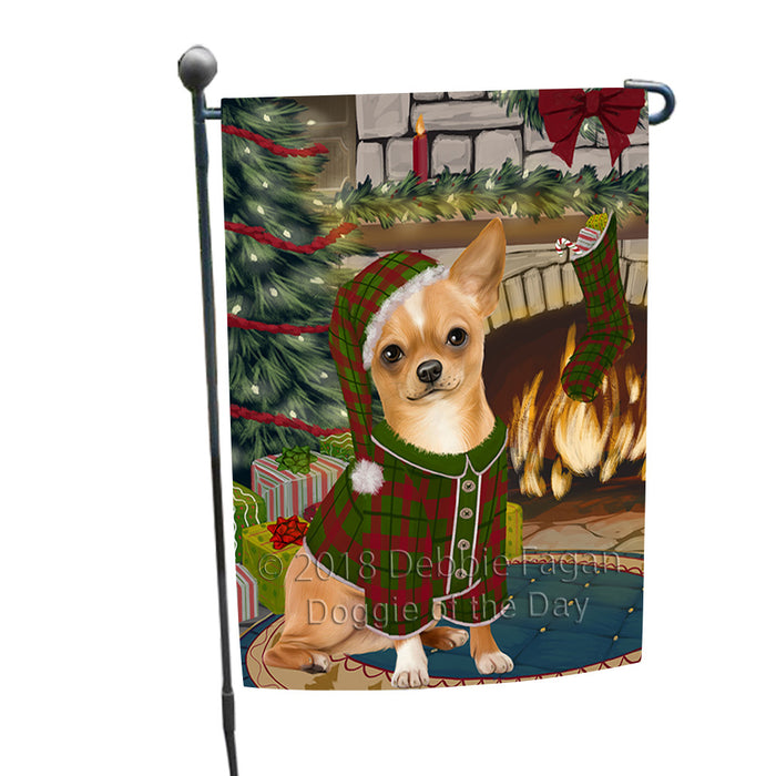 The Stocking was Hung Chihuahua Dog Garden Flag GFLG55566
