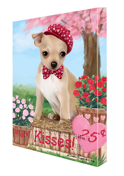 Rosie 25 Cent Kisses Chihuahua Dog Canvas Print Wall Art Décor CVS130184