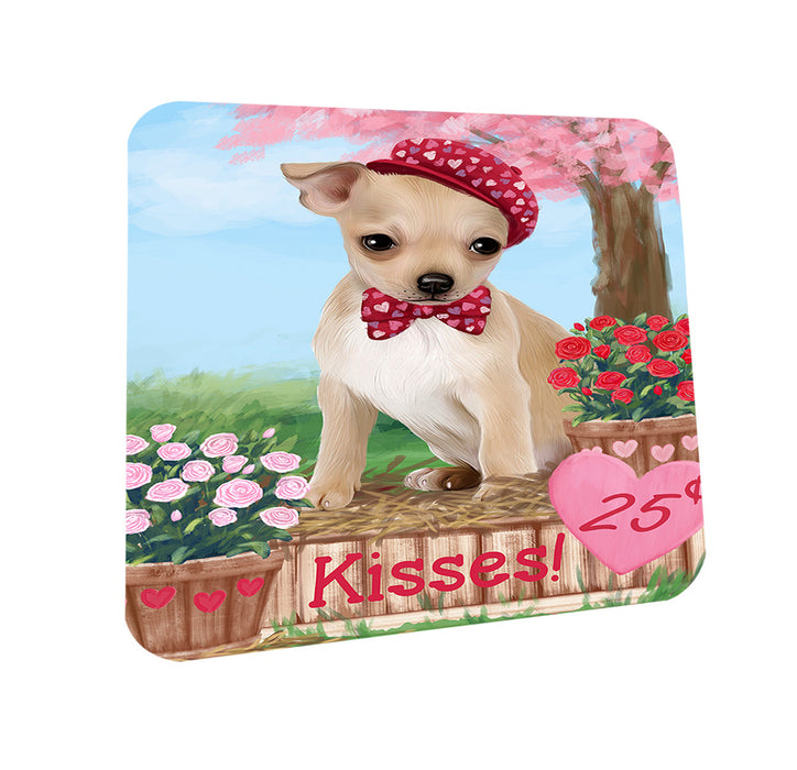 Rosie 25 Cent Kisses Chihuahua Dog Coasters Set of 4 CST56398
