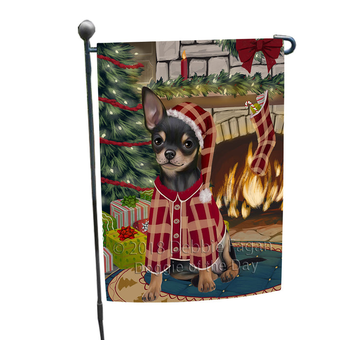The Stocking was Hung Chihuahua Dog Garden Flag GFLG55567