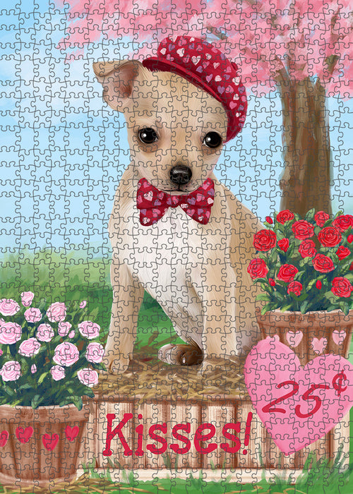 Rosie 25 Cent Kisses Chihuahua Dog Puzzle with Photo Tin PUZL93960
