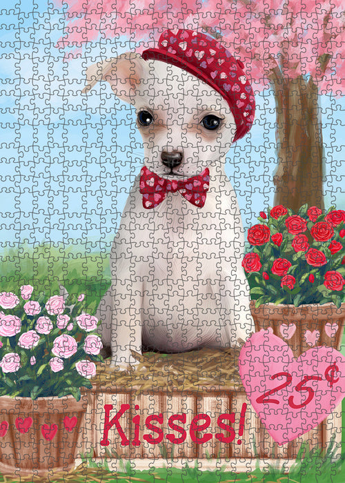 Rosie 25 Cent Kisses Chihuahua Dog Puzzle with Photo Tin PUZL93964