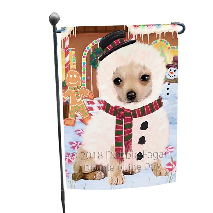 Christmas Gingerbread House Candyfest Chihuahua Dog Garden Flag GFLG56853