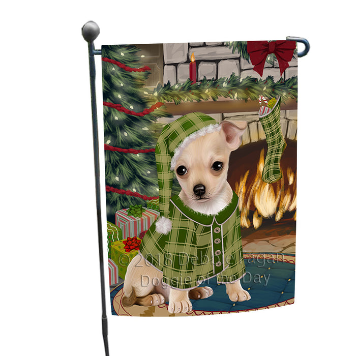 The Stocking was Hung Chihuahua Dog Garden Flag GFLG55568