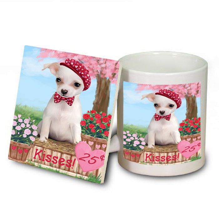 Rosie 25 Cent Kisses Chihuahua Dog Mug and Coaster Set MUC56433