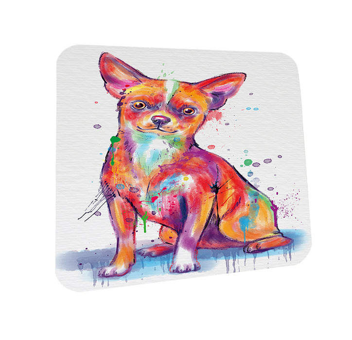 Watercolor Chihuahua Dog Coasters Set of 4 CST57039