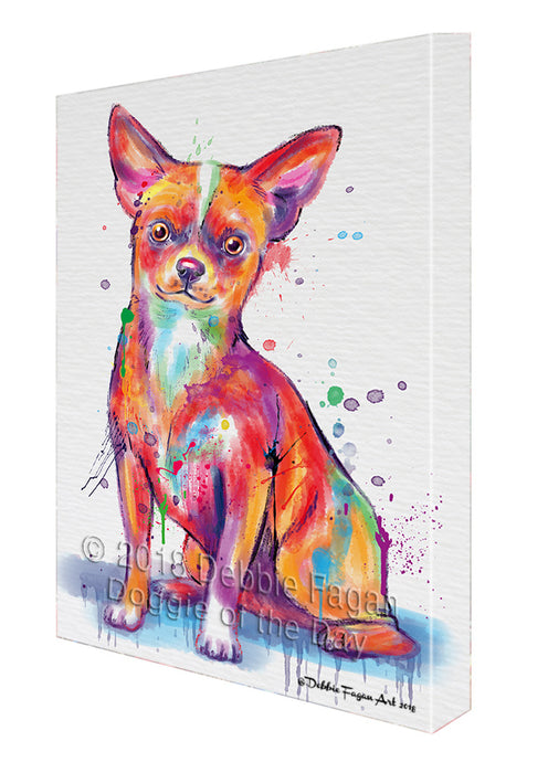 Watercolor Chihuahua Dog Canvas Print Wall Art Décor CVS136169