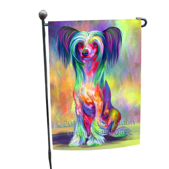 Paradise Wave Chinese Crested Dog Garden Flag GFLG66403