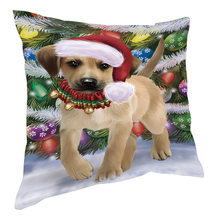 Chistmas Trotting in the Snow Chinook Dog Pillow with Top Quality High-Resolution Images - Ultra Soft Pet Pillows for Sleeping - Reversible & Comfort - Ideal Gift for Dog Lover - Cushion for Sofa Couch Bed - 100% Polyester, PILA93853