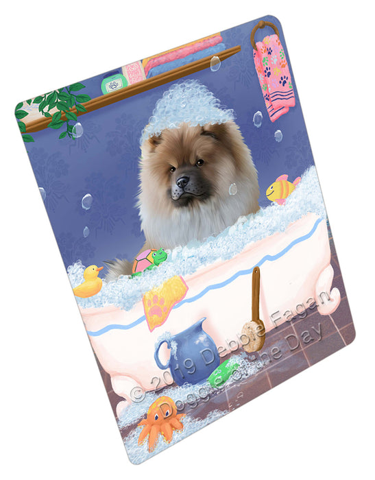 Rub A Dub Dog In A Tub Chow Chow Dog Refrigerator / Dishwasher Magnet RMAG109050