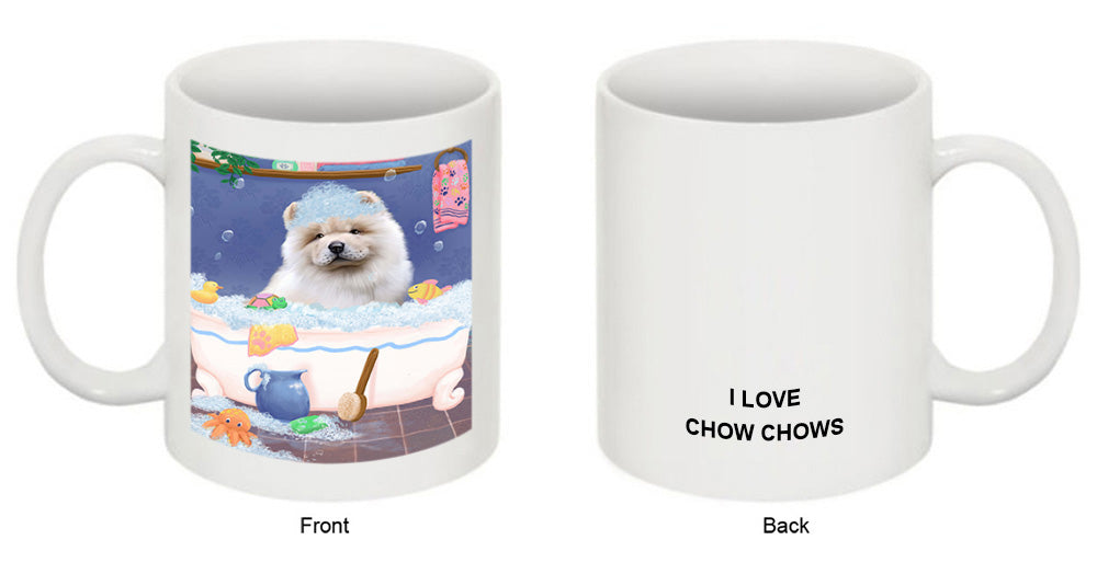 Rub A Dub Dog In A Tub Chow Chow Dog Coffee Mug MUG52746