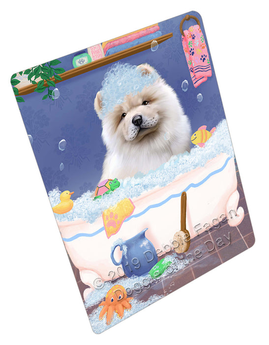 Rub A Dub Dog In A Tub Chow Chow Dog Refrigerator / Dishwasher Magnet RMAG109056