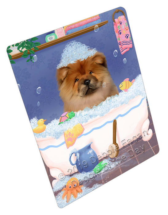 Rub A Dub Dog In A Tub Chow Chow Dog Refrigerator / Dishwasher Magnet RMAG109062