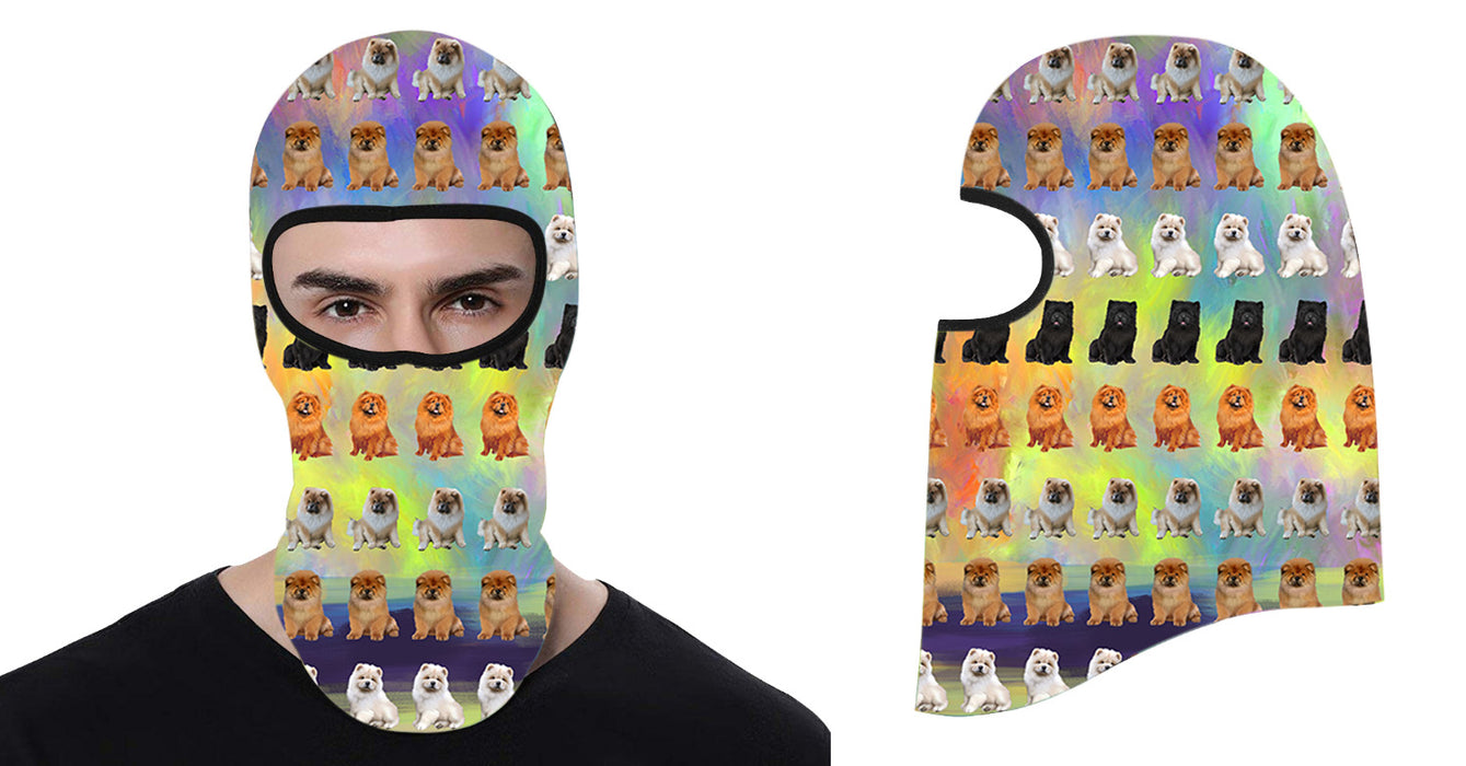 Paradise Wave Chow Chow Dogs All Over Print Balaclava Ski Mask