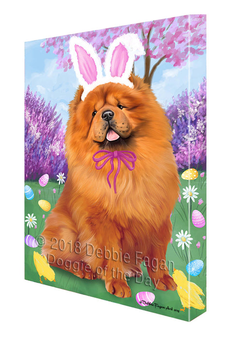 Chow Chow Dog Easter Holiday Canvas Wall Art CVS57576