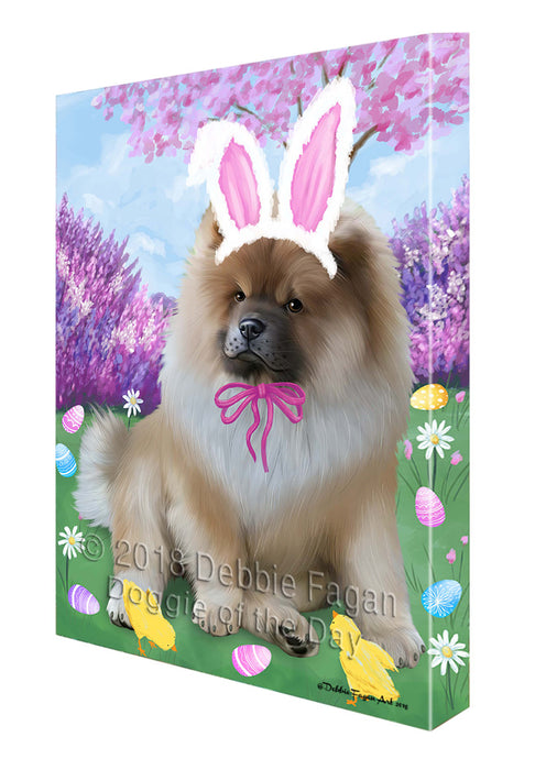 Chow Chow Dog Easter Holiday Canvas Wall Art CVS57594