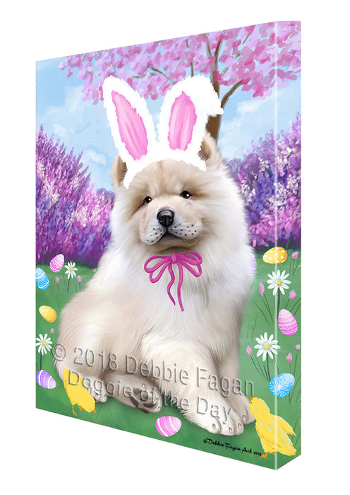 Chow Chow Dog Easter Holiday Canvas Wall Art CVS57603