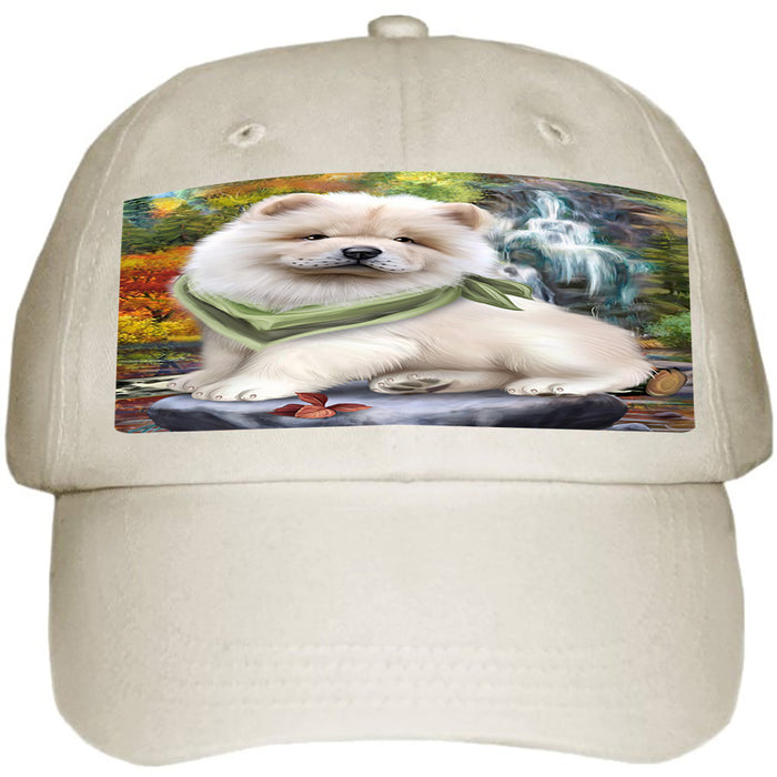 Scenic Waterfall Chow Chow Dog Ball Hat Cap HAT52947