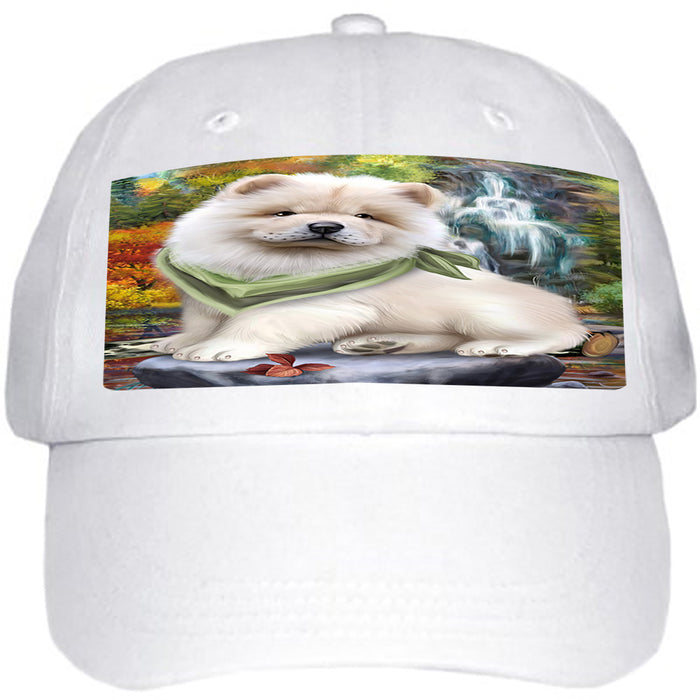 Scenic Waterfall Chow Chow Dog Ball Hat Cap HAT52947