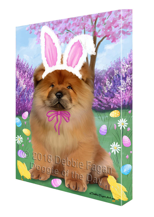Chow Chow Dog Easter Holiday Canvas Wall Art CVS57612