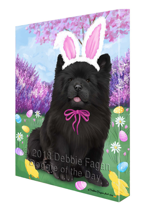 Chow Chow Dog Easter Holiday Canvas Wall Art CVS57621