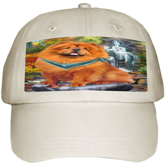 Scenic Waterfall Chow Chow Dog Ball Hat Cap HAT52950