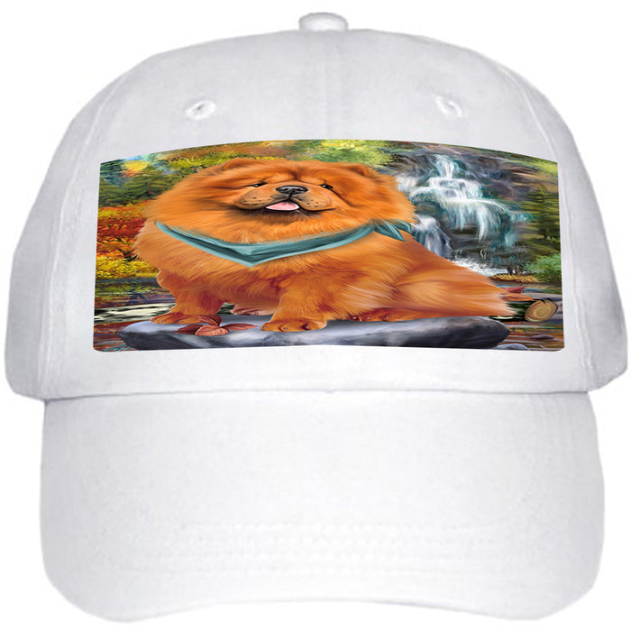 Scenic Waterfall Chow Chow Dog Ball Hat Cap HAT52950
