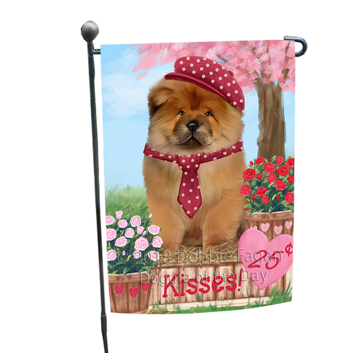 Rosie 25 Cent Kisses Chow Chow Dog Garden Flag GFLG56389