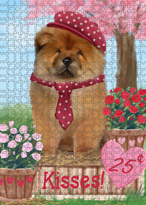 Rosie 25 Cent Kisses Chow Chow Dog Puzzle with Photo Tin PUZL91568