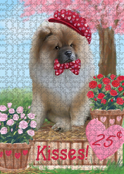 Rosie 25 Cent Kisses Chow Chow Dog Puzzle with Photo Tin PUZL91572