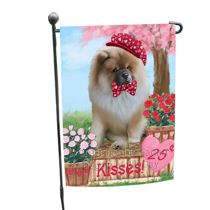 Rosie 25 Cent Kisses Chow Chow Dog Garden Flag GFLG56390