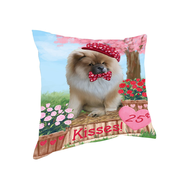 Rosie 25 Cent Kisses Chow Chow Dog Pillow PIL77660