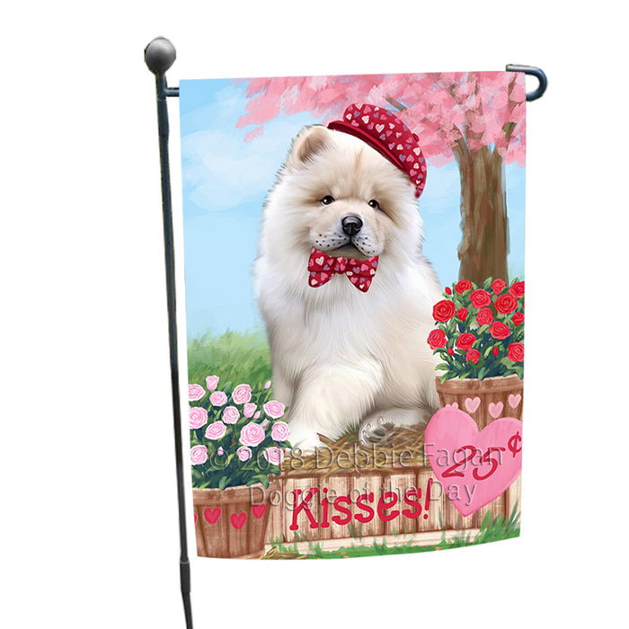 Rosie 25 Cent Kisses Chow Chow Dog Garden Flag GFLG56391