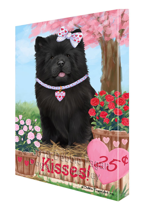 Rosie 25 Cent Kisses Chow Chow Dog Canvas Print Wall Art Décor CVS124820