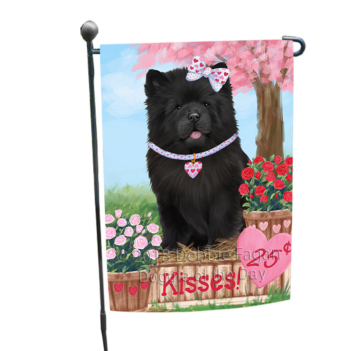 Rosie 25 Cent Kisses Chow Chow Dog Garden Flag GFLG56392