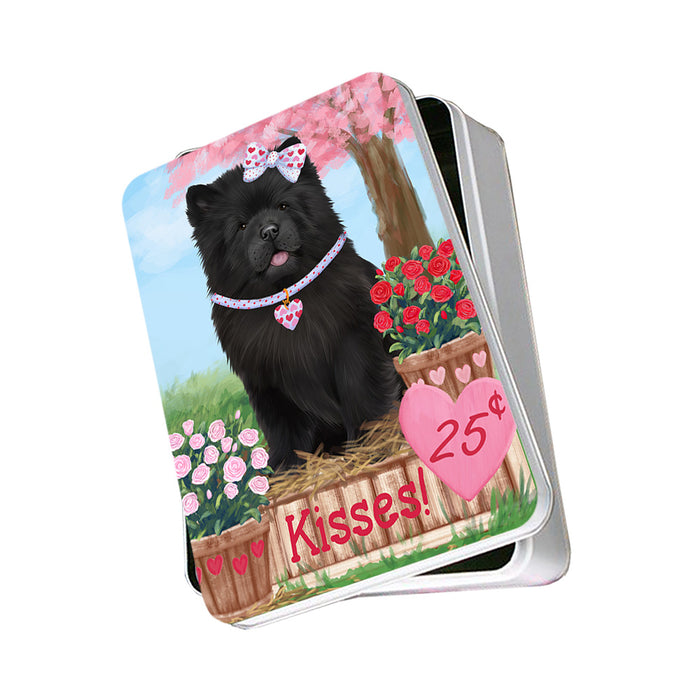 Rosie 25 Cent Kisses Chow Chow Dog Photo Storage Tin PITN55787