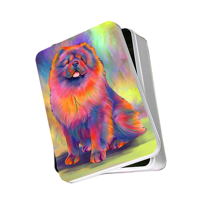 Paradise Wave Chow Chow Dog Photo Storage Tin PITN56646