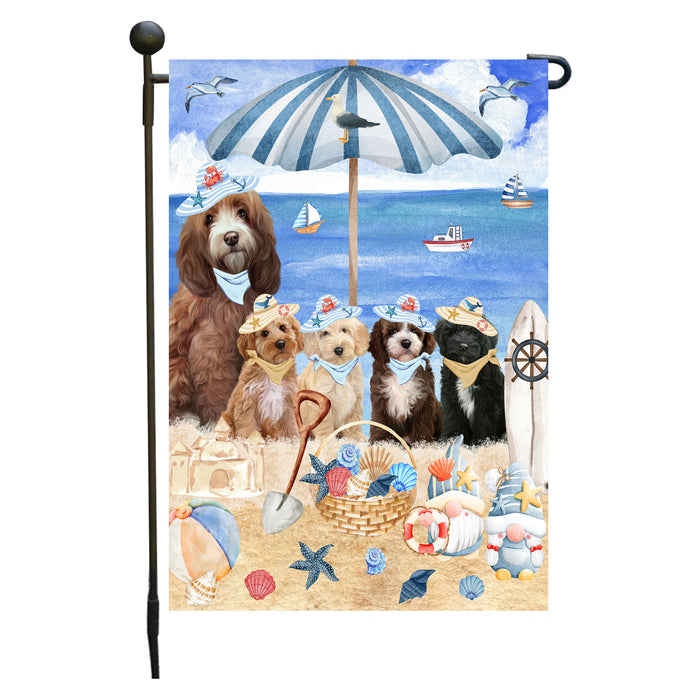 Cockapoo Dogs Garden Flag, Double-Sided Outdoor Yard Garden Decoration, Explore a Variety of Designs, Custom, Weather Resistant, Personalized, Flags for Dog and Pet Lovers
