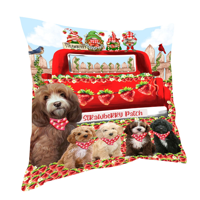 Cockapoo Pillow, Explore a Variety of Personalized Designs, Custom, Throw Pillows Cushion for Sofa Couch Bed, Dog Gift for Pet Lovers