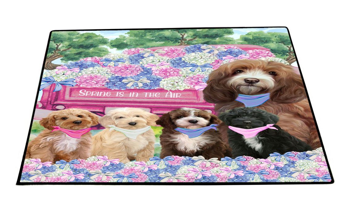 Cockapoo Floor Mat and Door Mats, Explore a Variety of Designs, Personalized, Anti-Slip Welcome Mat for Outdoor and Indoor, Custom Gift for Dog Lovers