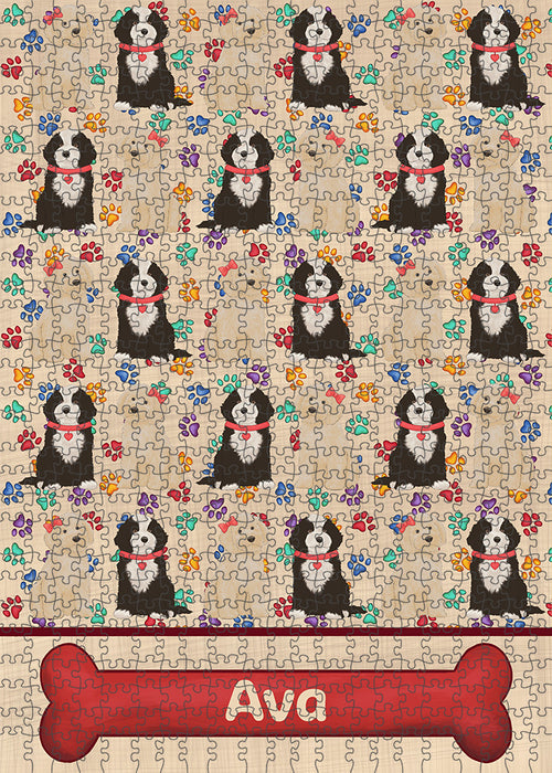 Rainbow Paw Print Cockapoo Dogs Puzzle  PUZL97700